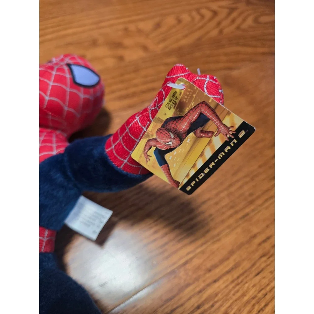 Marvel Spider-Man 2 Movie Plush 2004 Toy Biz Red Blue Collectible Figure NWT